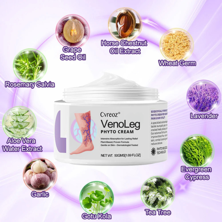 Cvreoz® VenoLeg Phyto Cream - Visible Results in Just 4 Days🔥