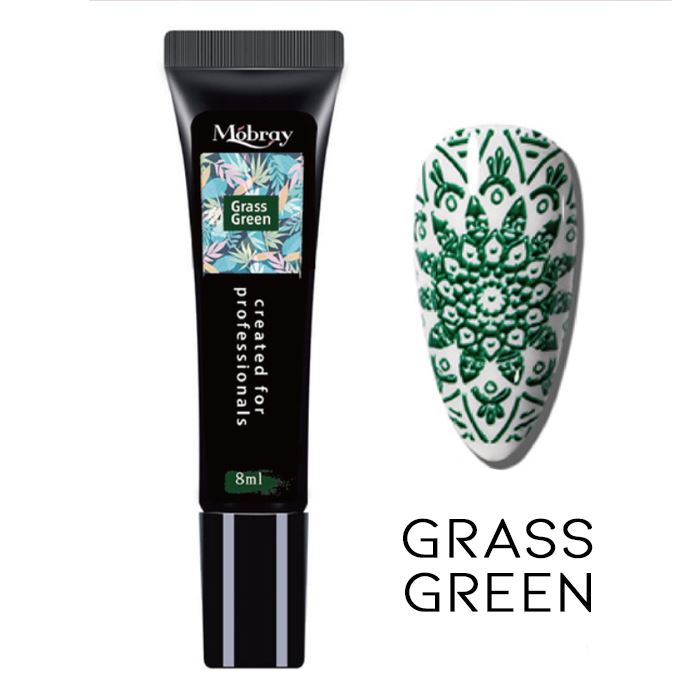 Nail Stamp Art Nail Polishes Every Day And Night Grass Green 