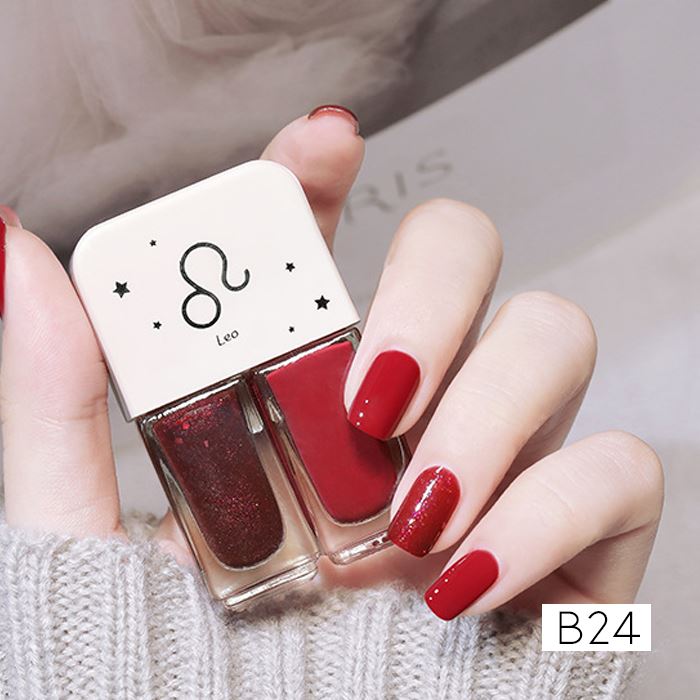 Zodiac Signs Nail Polish Nail Polishes Every Day And Night Red Leo 