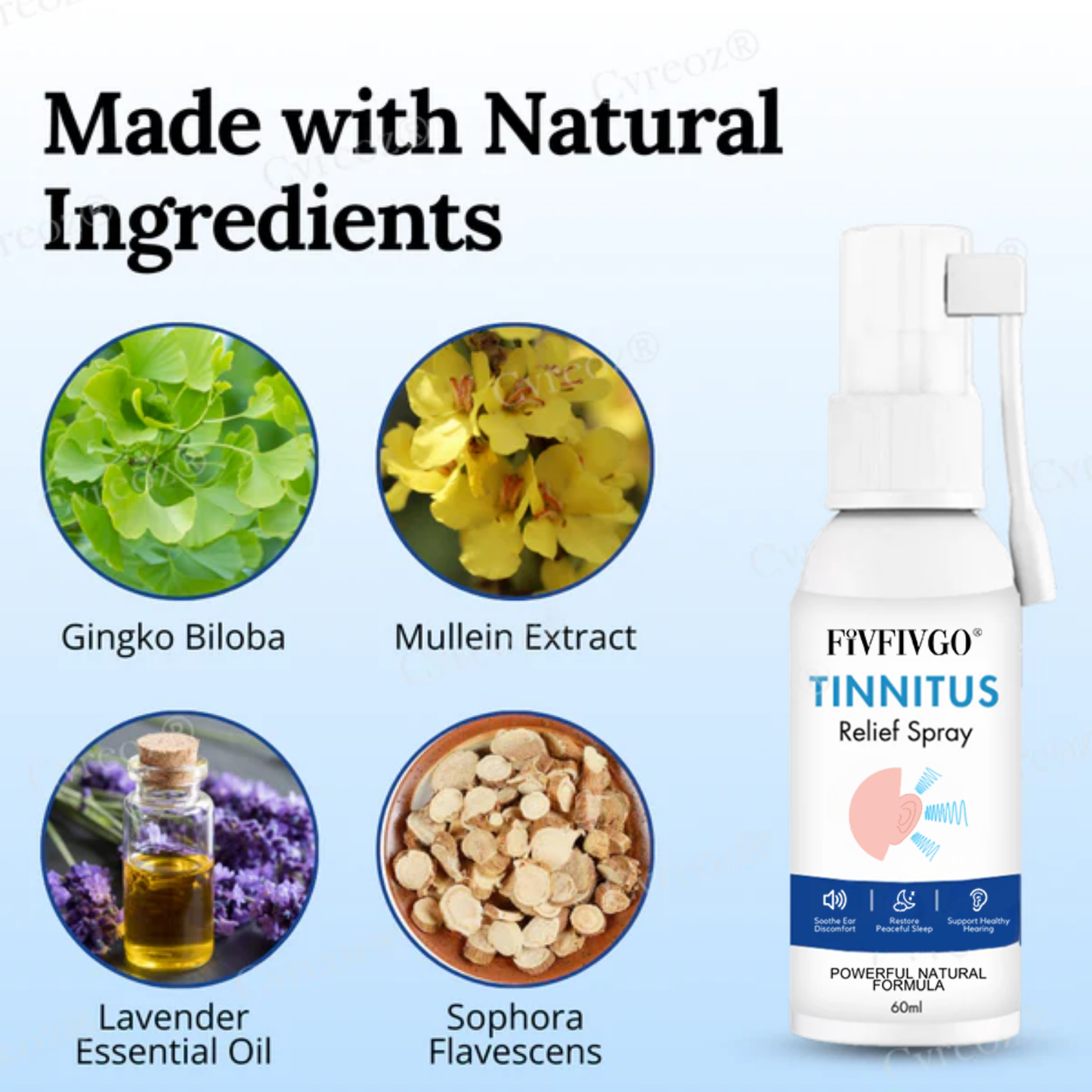 Fivfivgo® Tinnitus Relief Spray – Find Your Peace!