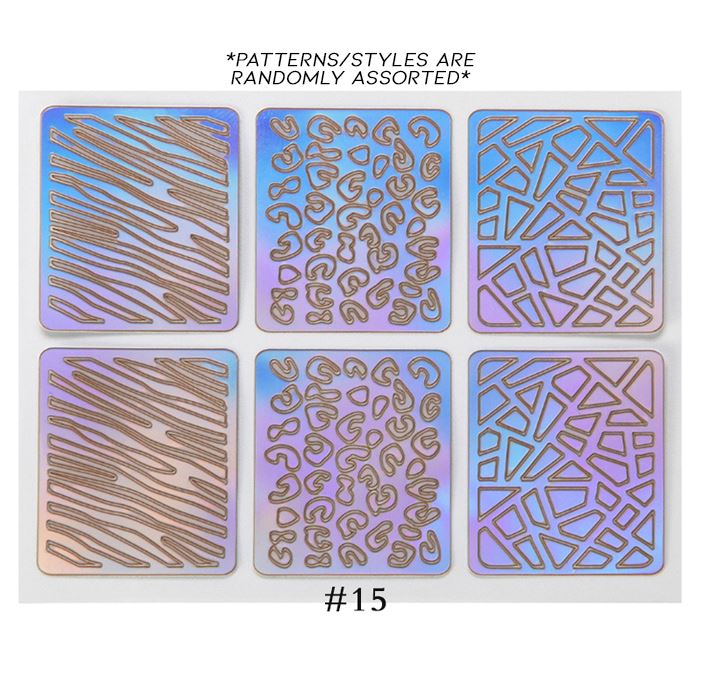 Hollow Nail Art Sticker Nail Every Day And Night 