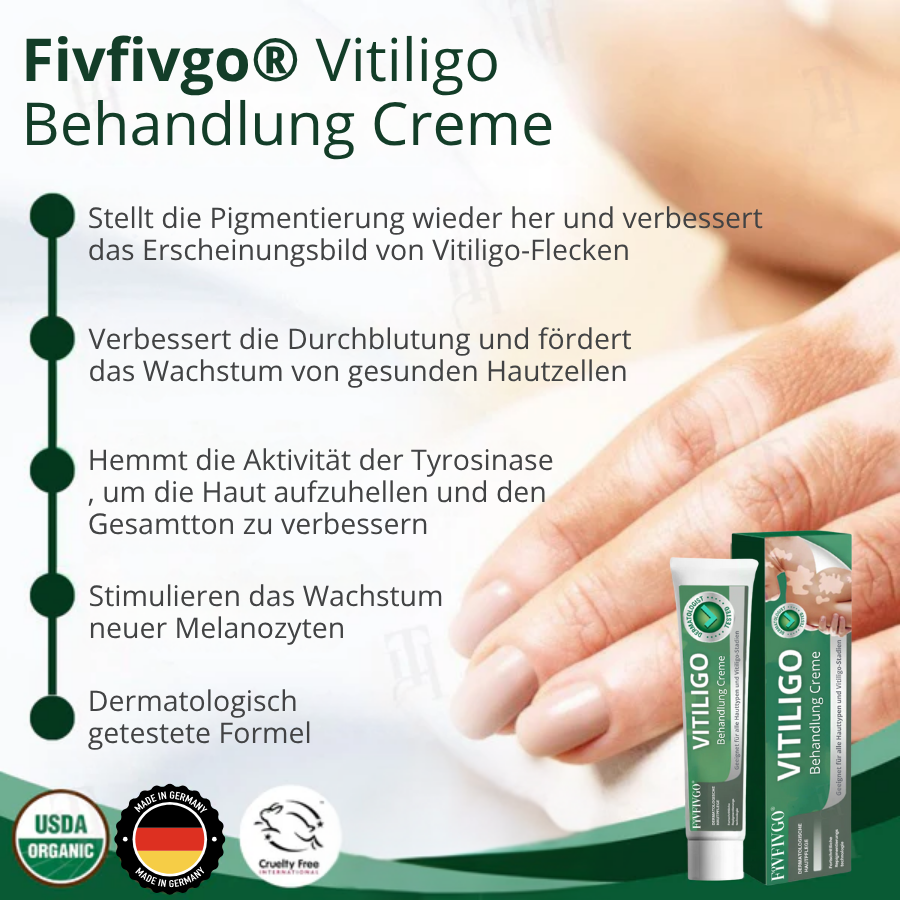 Fivfivgo® Vitiligo Behandlung Creme