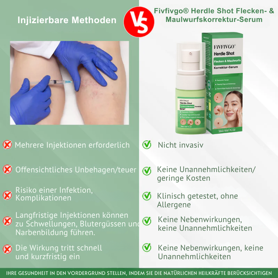 Fivfivgo® Herdle Shot Flecken- & Maulwurfskorrektur-Serum