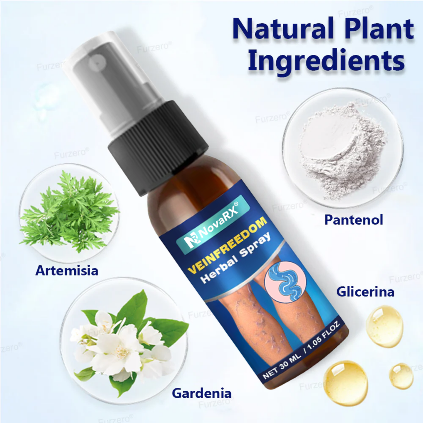 NovaRX® VeinFreedom Herbal Spray - MicroMist Therapy