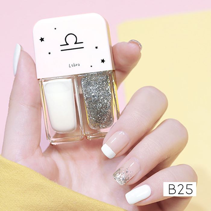 Zodiac Signs Nail Polish Nail Polishes Every Day And Night White Libra 