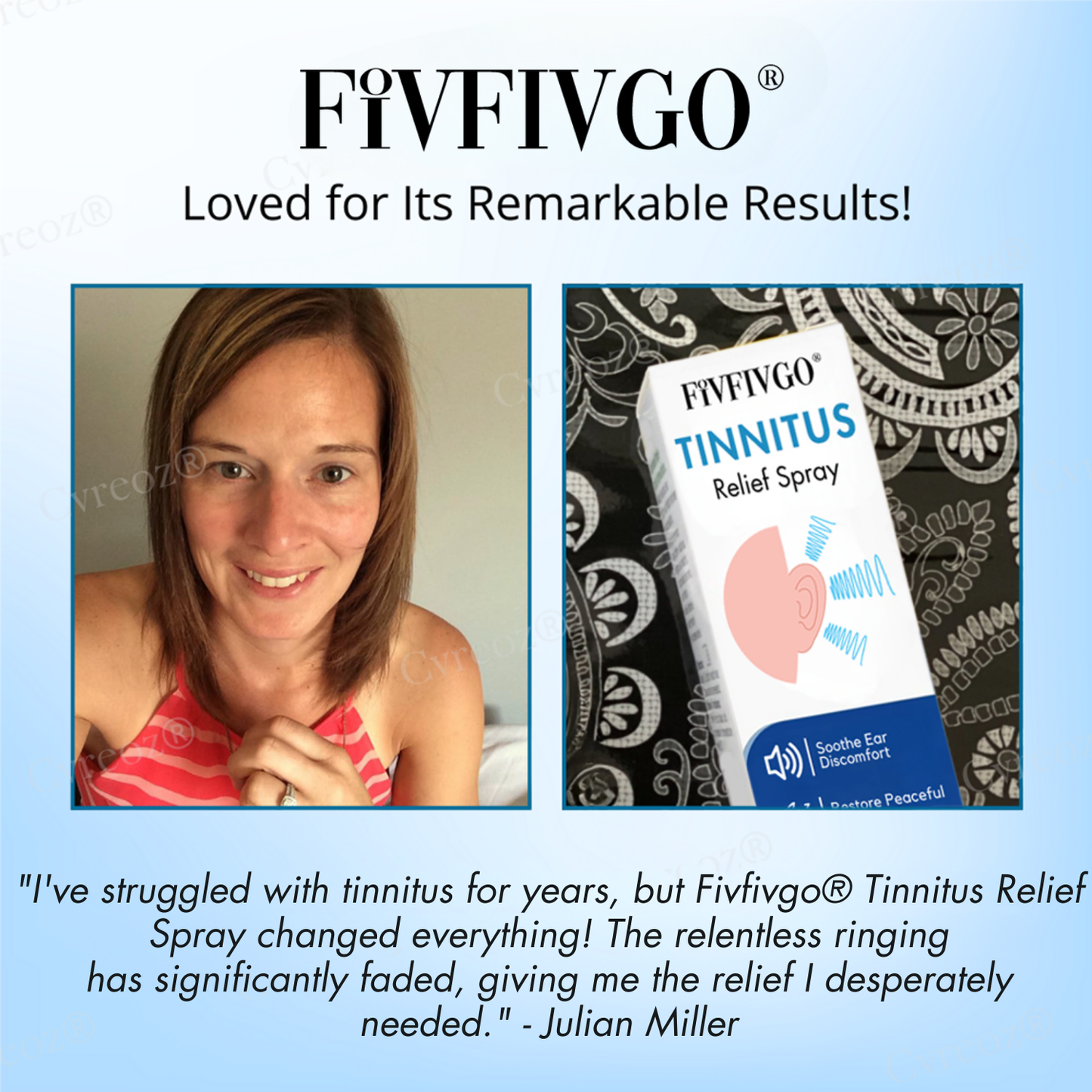 Fivfivgo® Tinnitus Relief Spray – Find Your Peace!