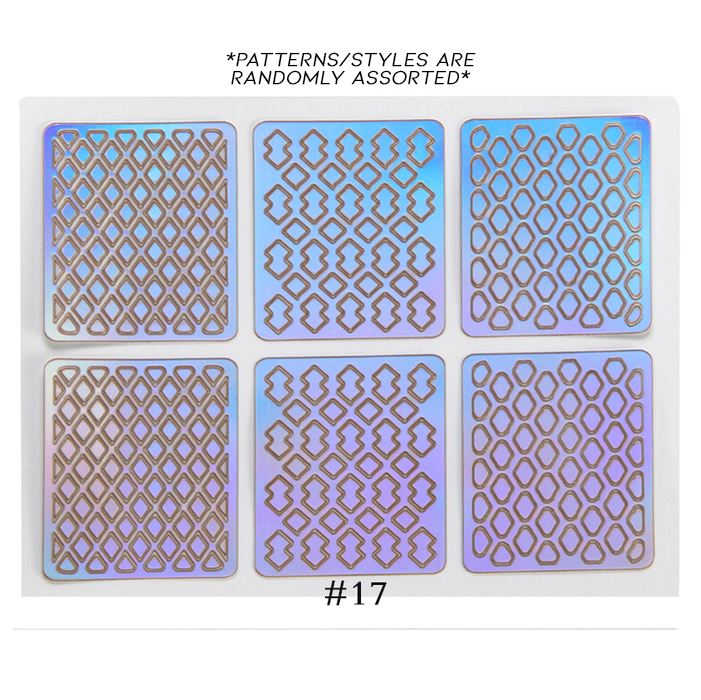 Hollow Nail Art Sticker Nail Every Day And Night 