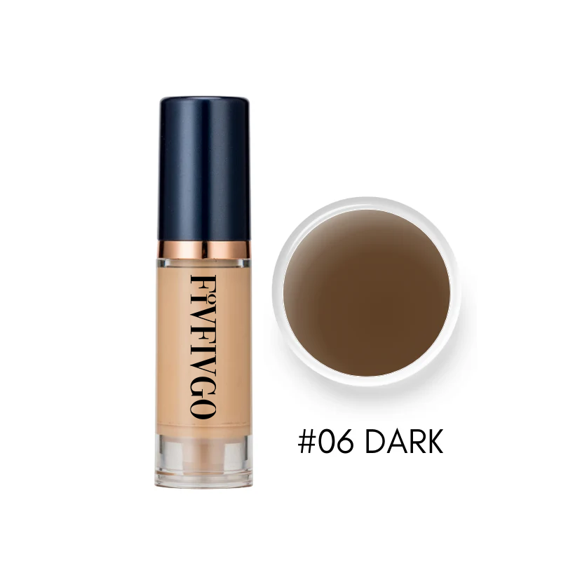 Fivfivgo™ Serum Foundation with Sensitive Skin Cream & Pro Angled Brush🎀