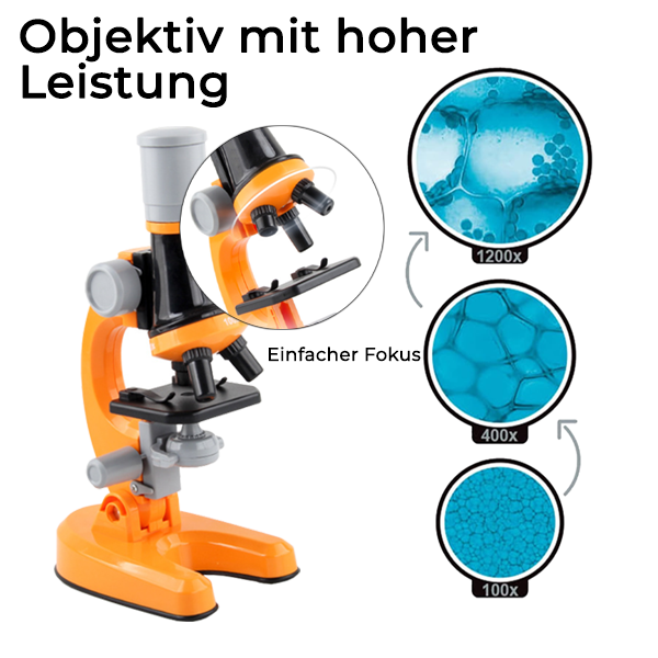Tragbares Taschenmikroskop für Kinder