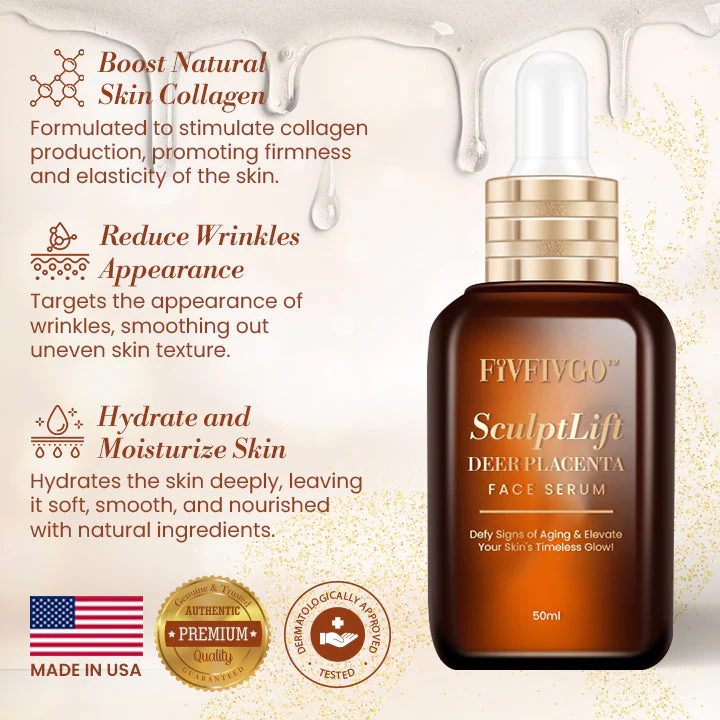 Fivfivgo™ Sculpt Lift Deer Placenta Face Serum