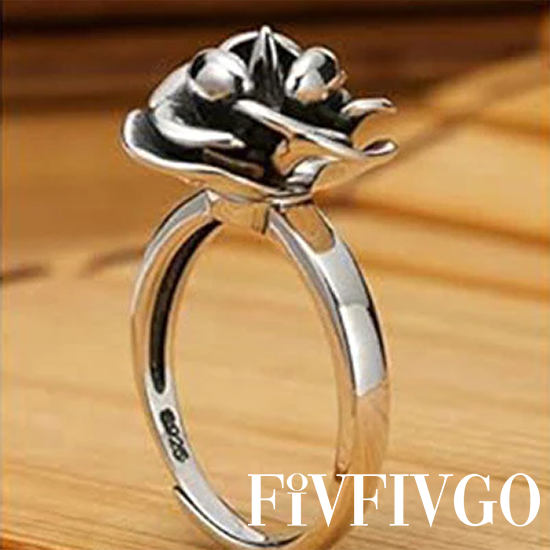 Fivfivgo™ Anneau d'autodéfense avec pointes