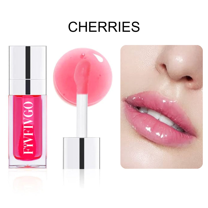 Fivfivgo™ 12 STUNDEN Sofortige Lippenaufpolsterung & Volleres feuchtigkeitsspendendes Glow-Öl