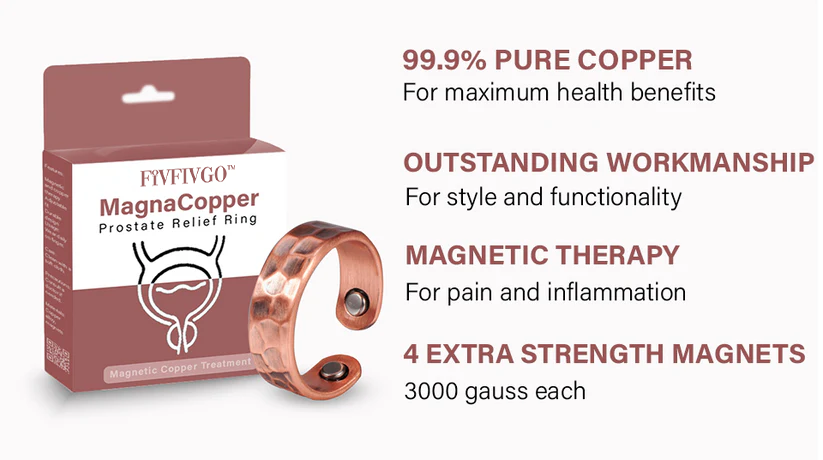 Fivfivgo™ MagnaCopper Prostate Relief Ring