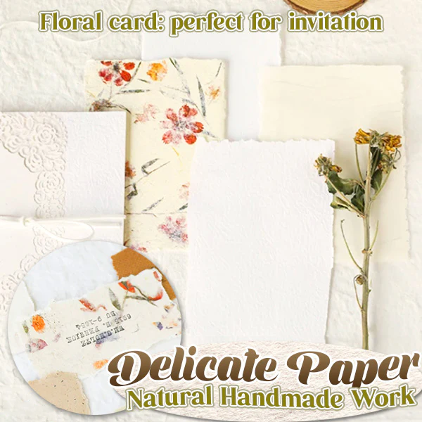 Fivfivgo™ Gepresste Blume DIY Papiermacherset