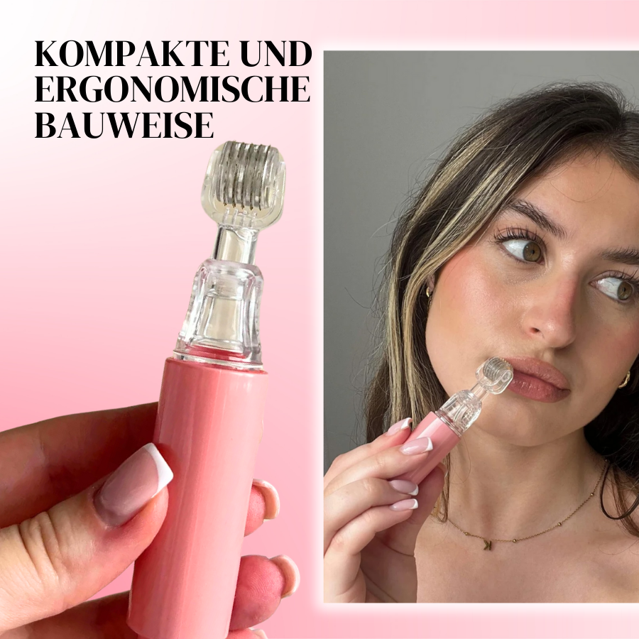 Fivfivgo™ MicroneedIing Lippenroller | Werkzeug zum Lippenauffüllen für Zuhause
