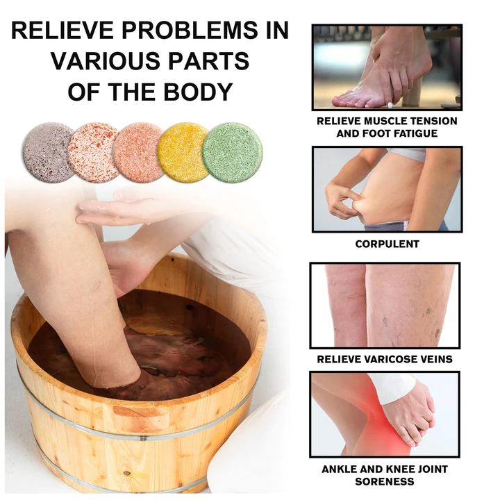 Fivfivgo™ Natural Herbal Detox Cleansing Foot Soak Tablets