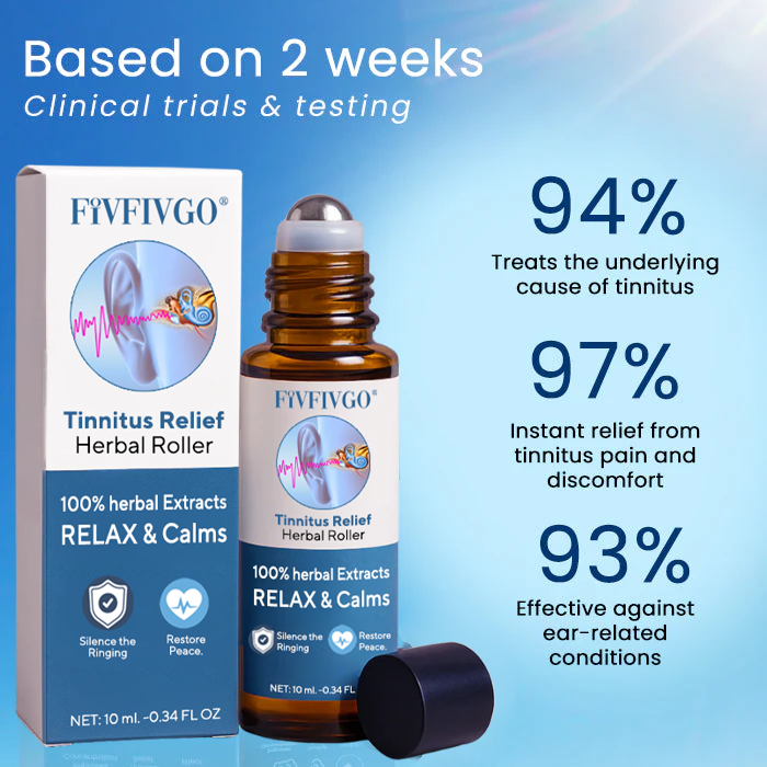 Fivfivgo® Tinnitus Relief Herbal Roller - Already Sold 120,000+ Bottles Worldwide