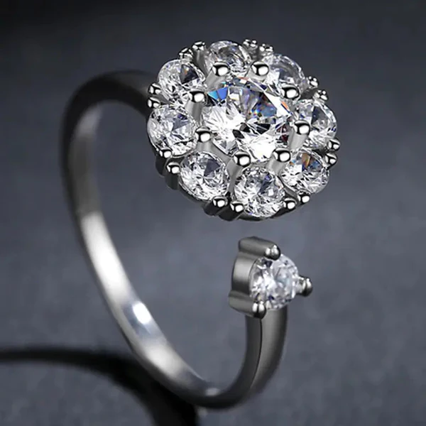 Fivfivgo™ Ring with White Crystal