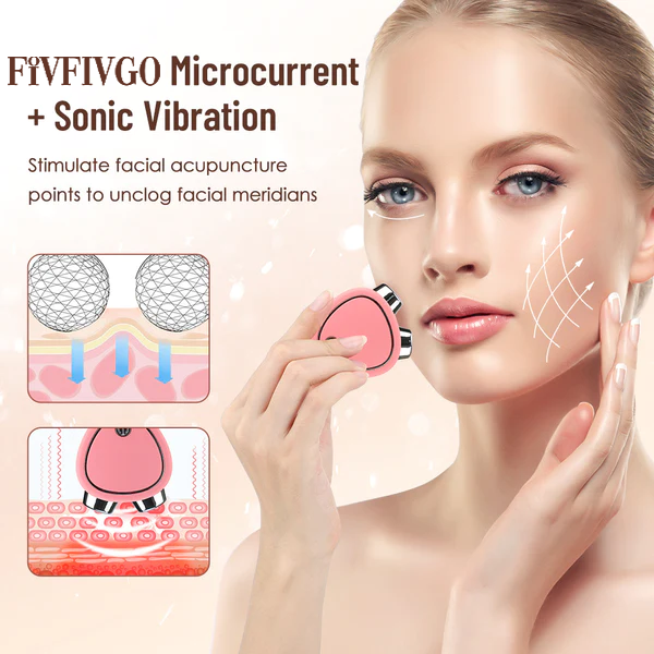 Fivfivgo™ Mini appareil de tonification du visage à microcourant