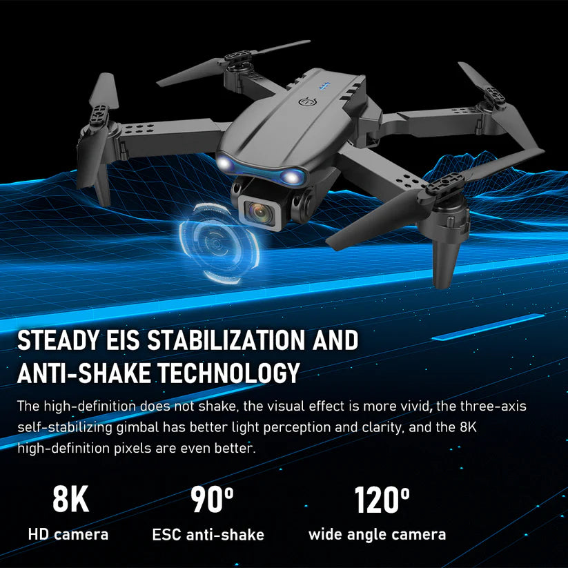 New Professional Drone | 8K Camera | 5G | 3-Axis Gimbal | 360° Obstacle Avoidance Technology
