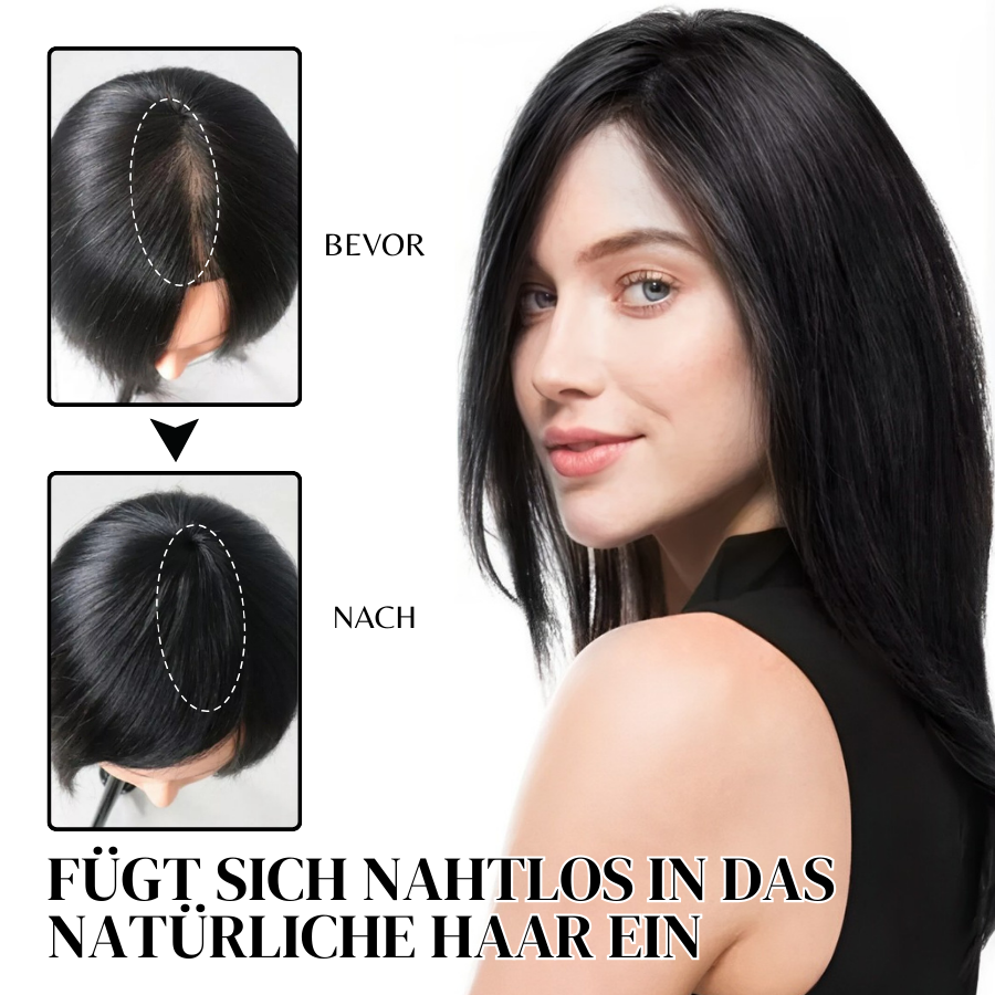 Natürlicher Clip-In Haare Topper