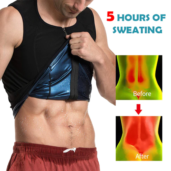 Fivfivgo™ Healthy Blast Sweat Shape Compression Zipper Vest