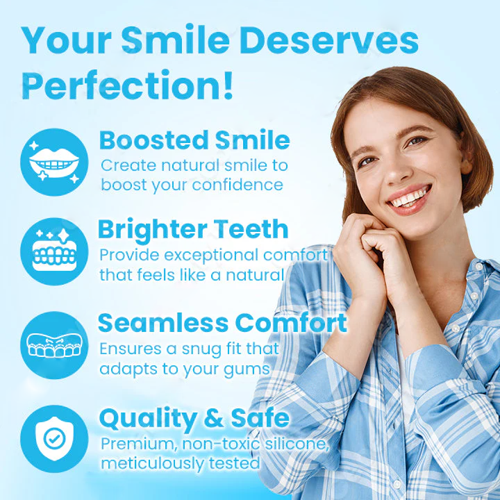Fivfivgo™ FlexYoSmile Silicone Denture Set