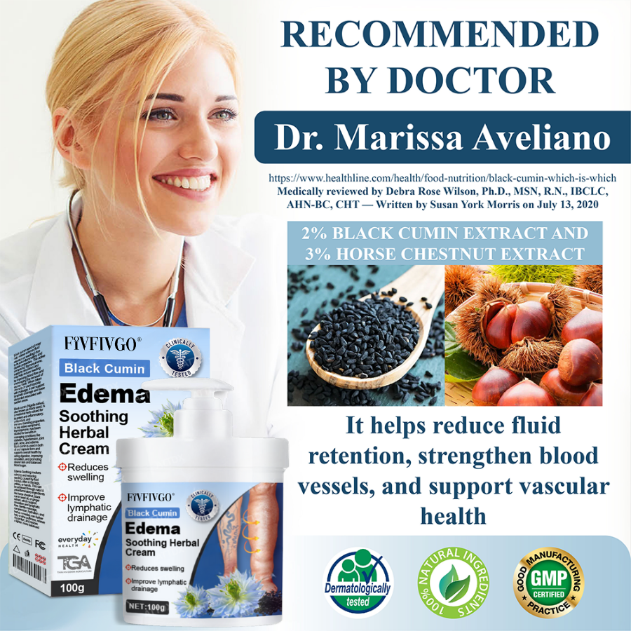 Fivfivgo® Black Cumin Edema Soothing Herbal Cream