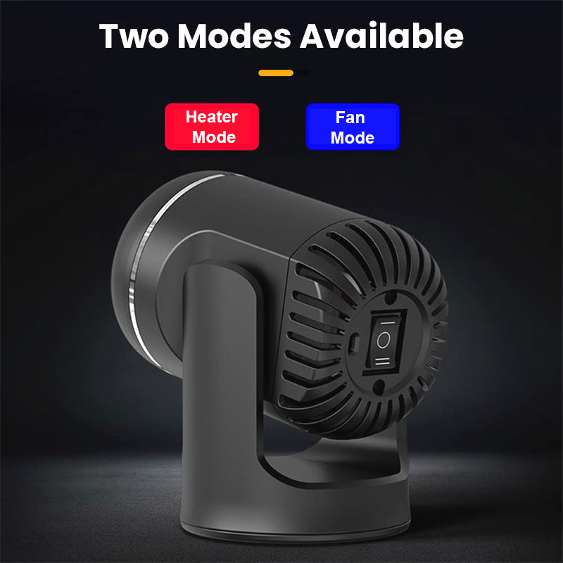 Fivfivgo™ Réchauffeur de voiture Portable Rotatif à 360° pour un déneigement Facile