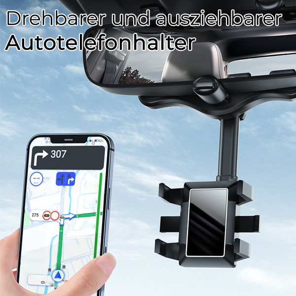 Drehbarer und ausziehbarer Autotelefonhalter