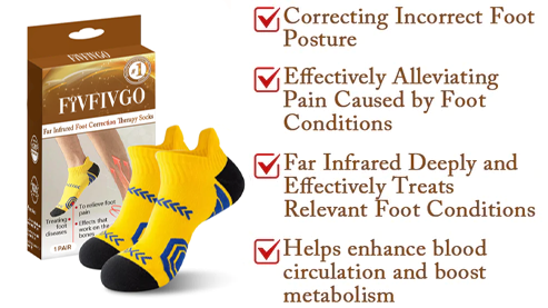 Fivfivgo™ Chaussettes thérapeutiques de correction des pieds par infrarouge lointain