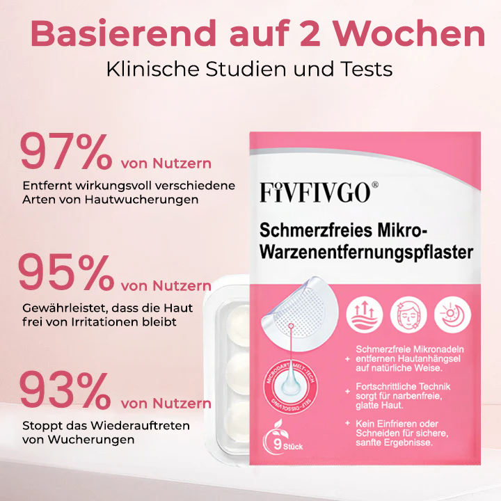Fivfivgo® Schmerzfreies Mikro-Warzenentfernungspflaster