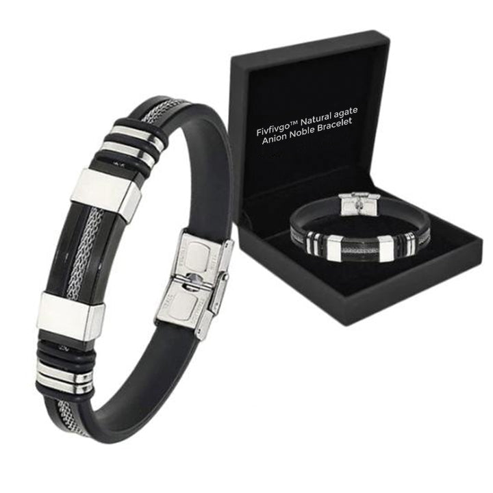 Fivfivgo™ Natural agate Anion Noble Bracelet