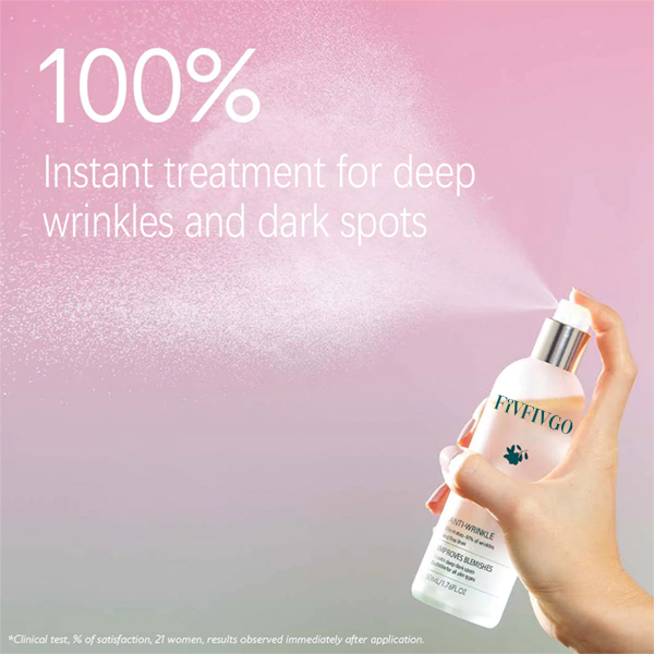 Fivfivgo™ Rose Anti-Aging Elixir Face Mist – Dermatologisch getestet, um 98 % der tiefen Falten und dunklen Flecken zu entfernen