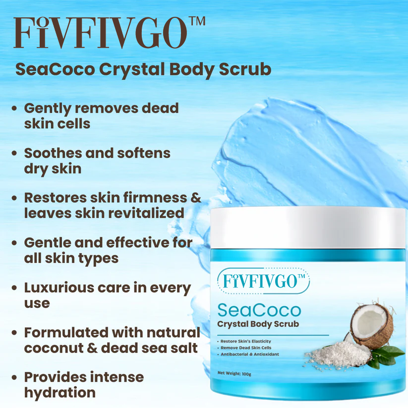 Fivfivgo™ SeaCoco Crystal Body Scrub (Recommended by Aesthetician)