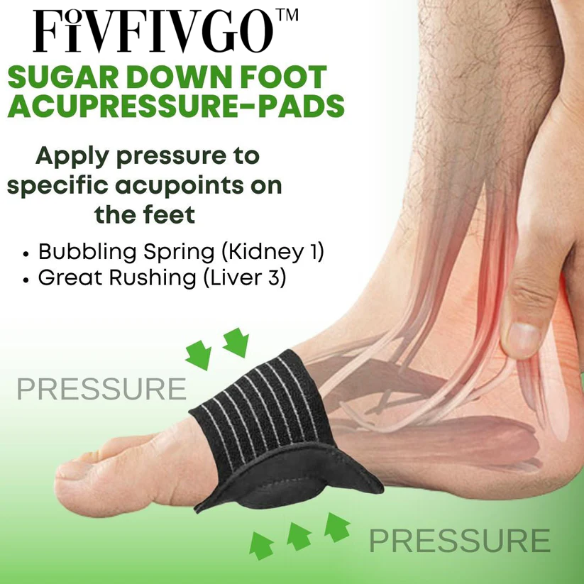 Fivfivgo™ Zucker-Daunen-Fuß-Akupressur-Pads