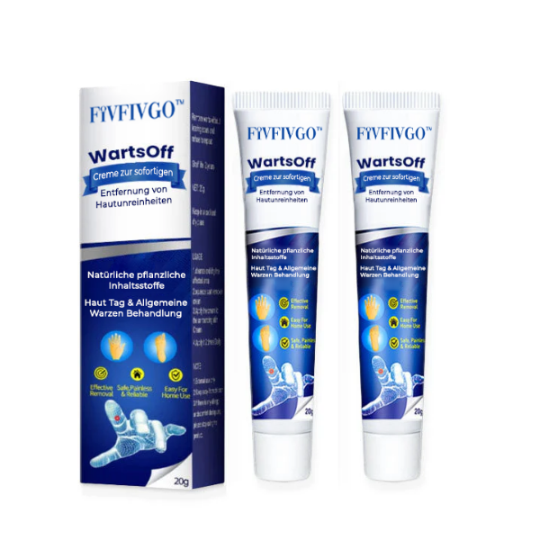 Fivfivgo™ WartsOff Creme zur sofortigen Entfernung von Hautunreinheiten👩‍⚕️Deutsche Dermatologische Gesellschaft (AADA) zugelassen (Entfernung von Hautanhängseln, Warzen und dunklen Flecken)