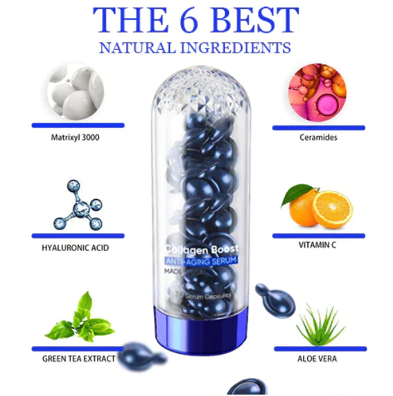 Sérum anti-âge Fivfivgo™ Collagen Boost pour éliminer 97 % des rides profondes et des taches brunes