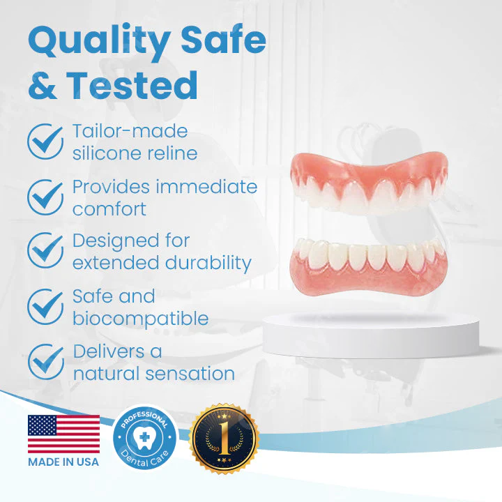 Fivfivgo™ ComFit Silicone Denture Kit
