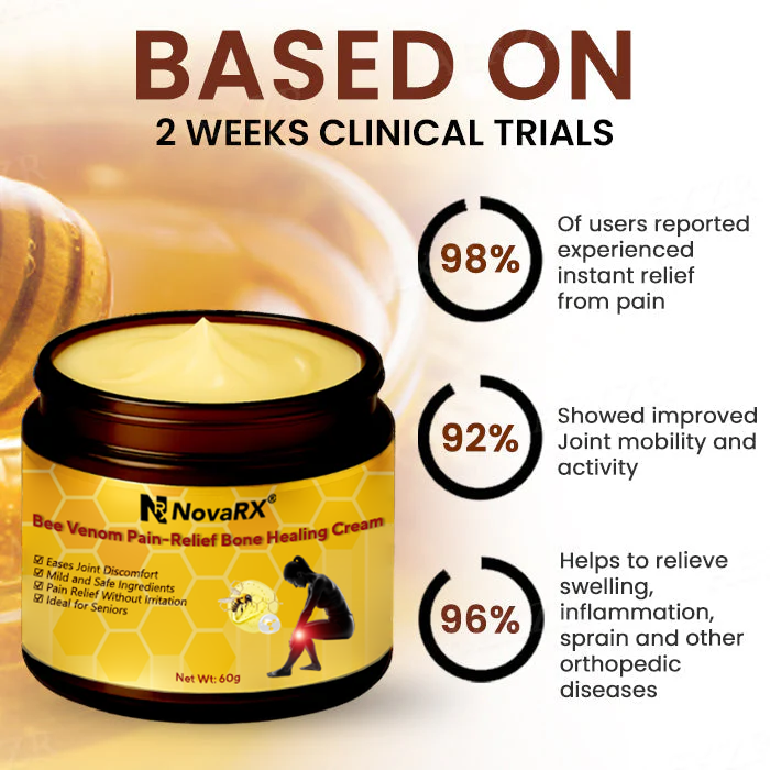 NovaRX® Bee Venom Pain-Relief Bone Healing Cream