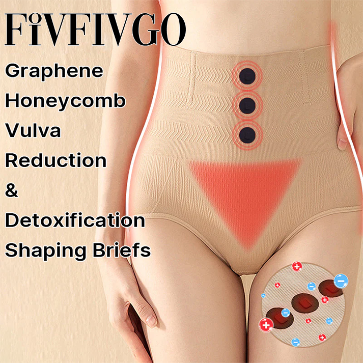 Fivfivgo™ Slip de mise en forme de réduction et de détoxification de la vulve en nid d'abeille en graphène