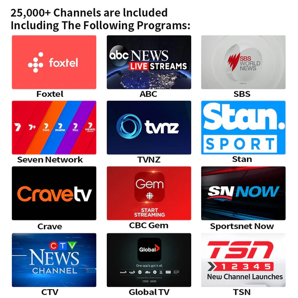 Lyseemin™ Smart TV Streaming Box - Regardez toutes les chaînes gratuitement (pas de publicité, pas de frais mensuels)