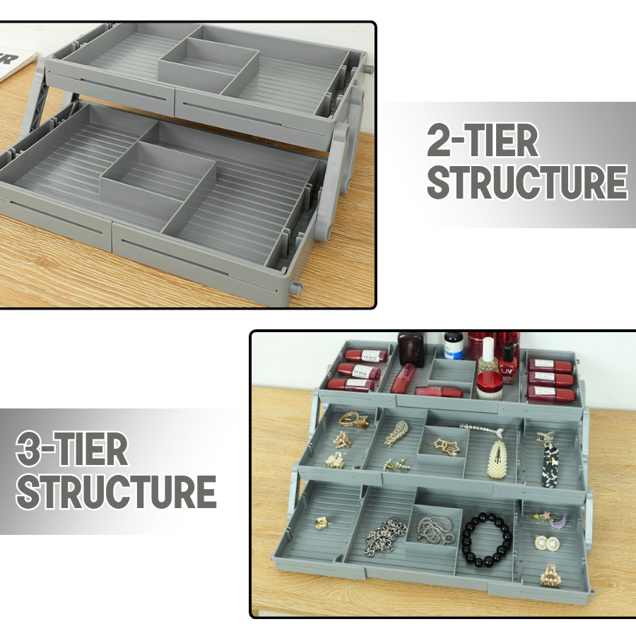Multi-Level Smart Drawer Organizer