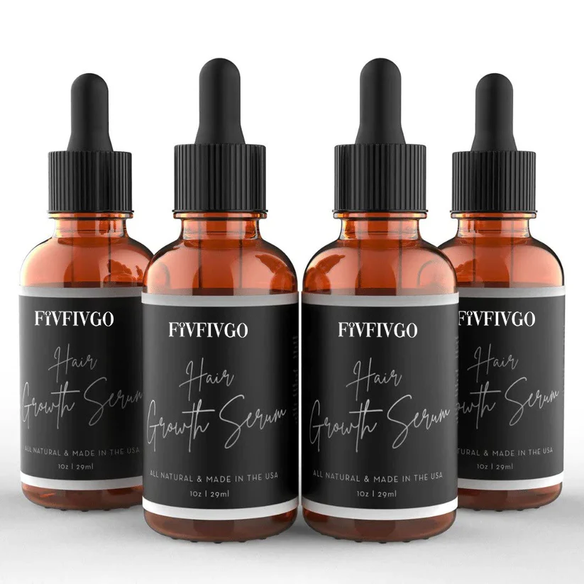 Fivfivgo™ Haarwachstumsserum für schwarze Frauen mit Bio-Kräutern und natürlichem Vitamin. Keine Chemikalien