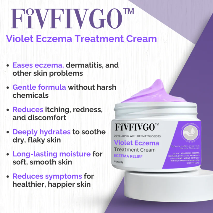 Fivfivgo™ Violette Ekzem-Behandlungscreme