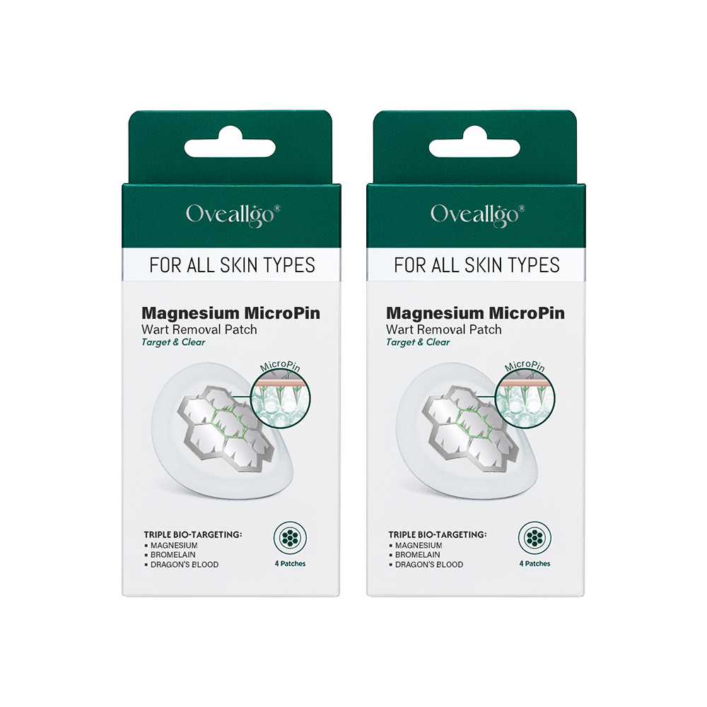 ✅Official Store: Oveallgo® Magnesium MicroPin Target & Clear Wart Removal Patch