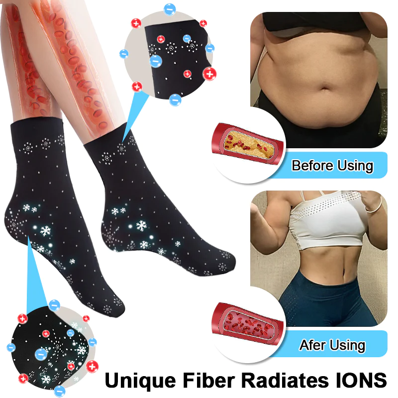 Fivfivgo™ Ice Silk Ion Fiber Repair Skulpterande strumpor