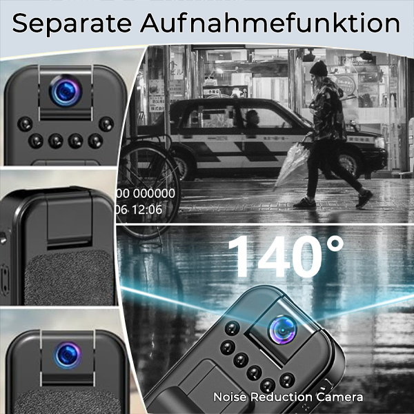 Tragbare HD 1080P Kamera mit Rauschunterdrückung