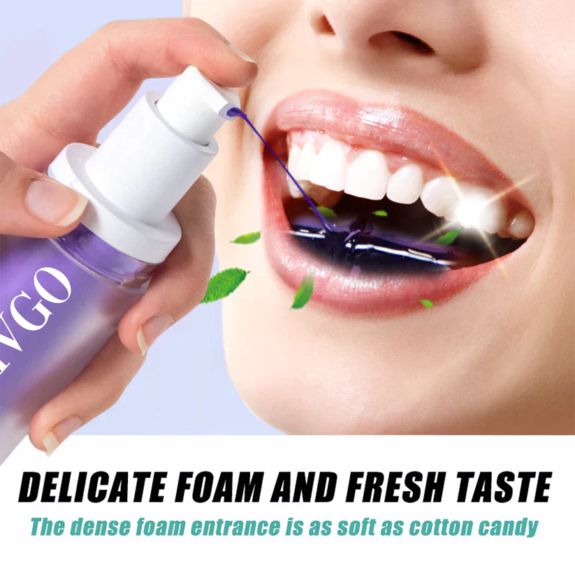 Mousse sbiancante per denti a base di erbe pure Fivfivgo™