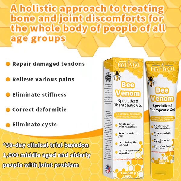 Fivfivgo™ Honey Bee Venom Gelenktherapie-Schmerzlinderungsgel